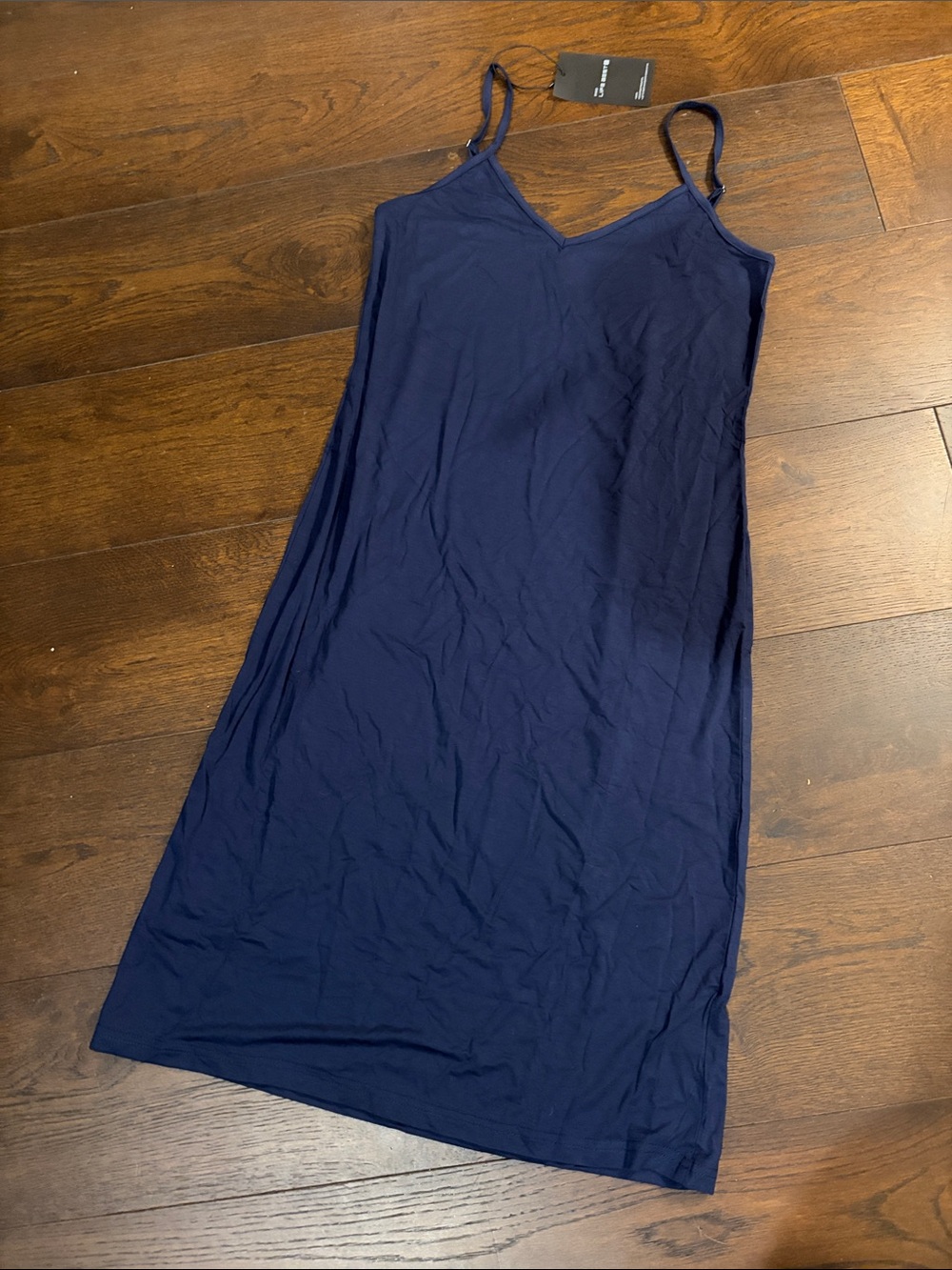 Women's Navy Slip dress Cover-Up Sz M NEW Life Best